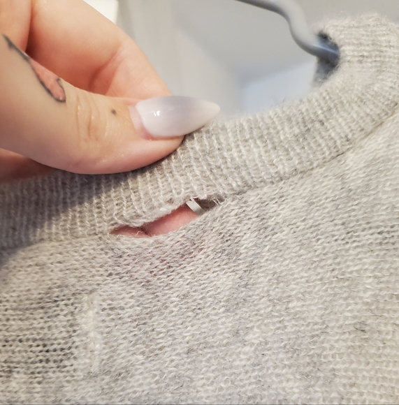 Lauren Moshi Hollis I'm A Mess Cashmere Sweater - Picture 9 of 12